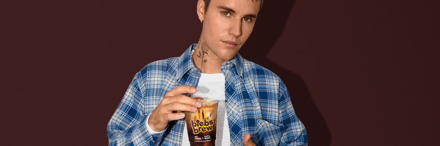 Introducing Biebs Brew! The much-anticipated next collab between Justin Bieber and Tim Hortons is a co-created French Vanilla-flavoured Cold Brew coffee