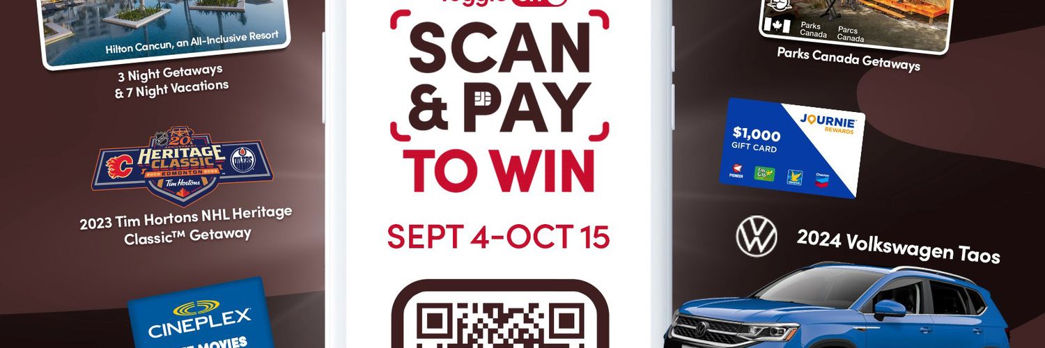 Coming Soon: Turn on and use the Scan & Pay feature in the Tim Hortons app and each eligible purchase earns a chance to win a 2024 Volkswagen Taos and other weekly prizes