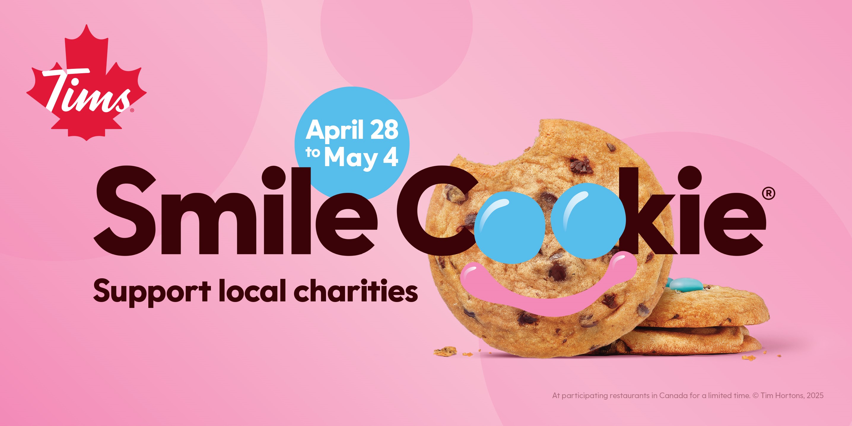 Tim Hortons week-long Smile Cookie campaign returns TODAY