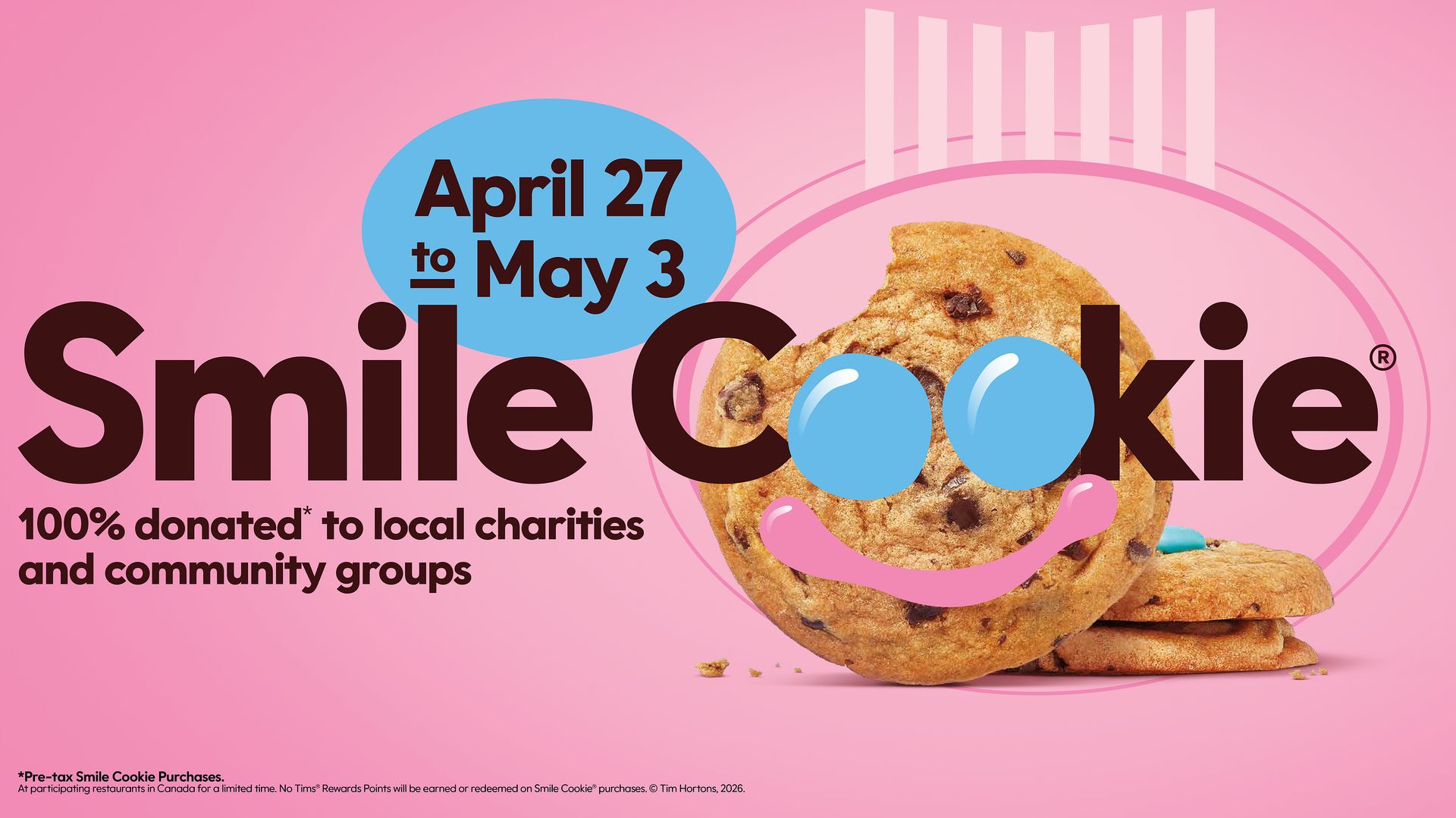 Tim Hortons® Smile Cookie® campaign raises record-breaking $23.3 million for local charities and community groups for its 30th anniversary