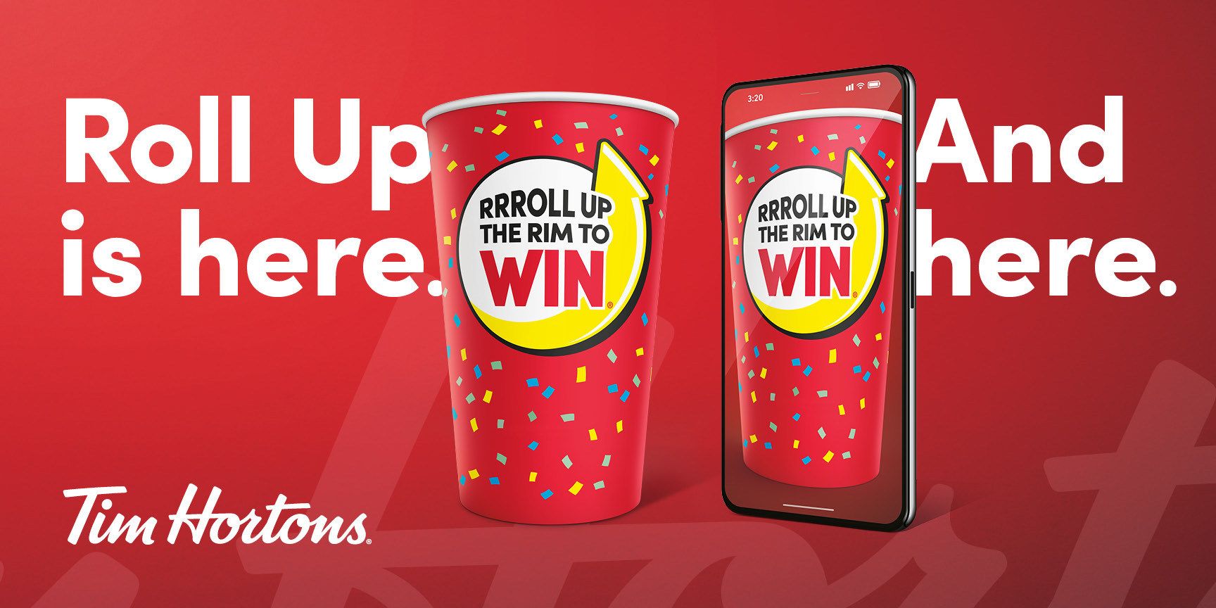 Guests have a chance to win millions of coffee and food prizes through Roll Up the Rim To Win®, including four NEW draws of $100,000 (CNW Group/Tim Hortons)