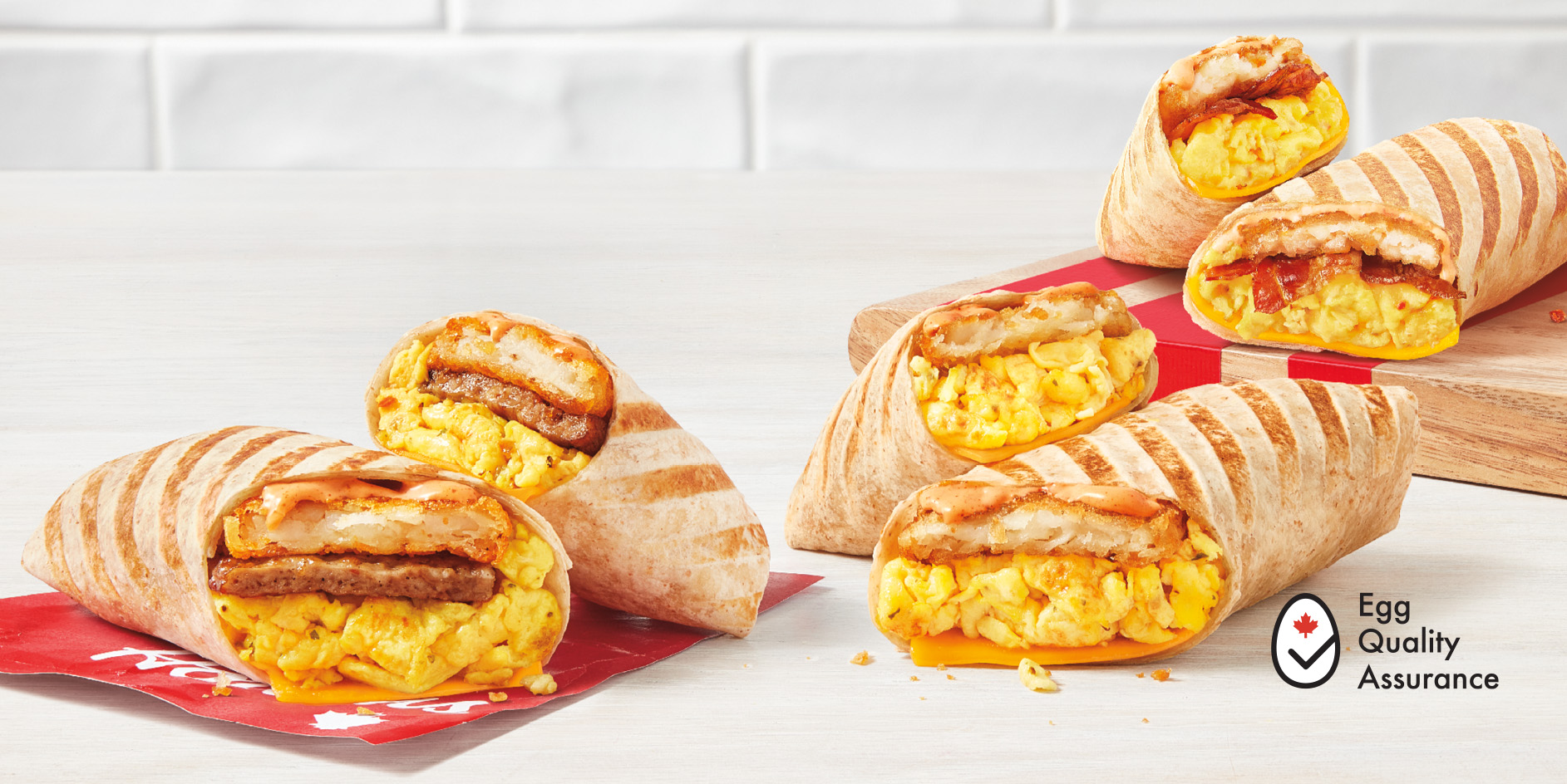 Tim Hortons now serving scrambled eggs from 100% Canadian freshly cracked eggs!