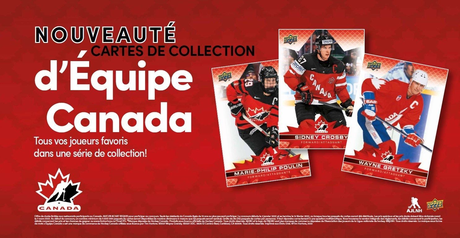 Une nouvelle série de cartes de collection de Tim Hortons met en vedette des étoiles du hockey féminin pour la première fois : des cartes de collection d'Équipe Canada de Tim Hortons mettant en vedette des légendes de Hockey Canada